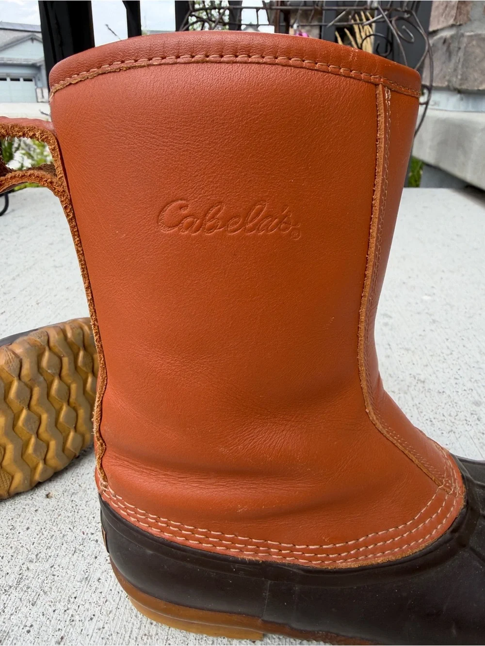 Cabela's Thinsulate Zippered Duck Boots Men’s Size 7